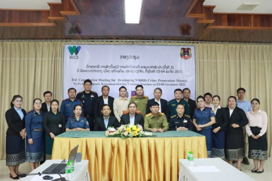 Laos Consults on New Edition of Wildlife Crime Prosecution Handbook